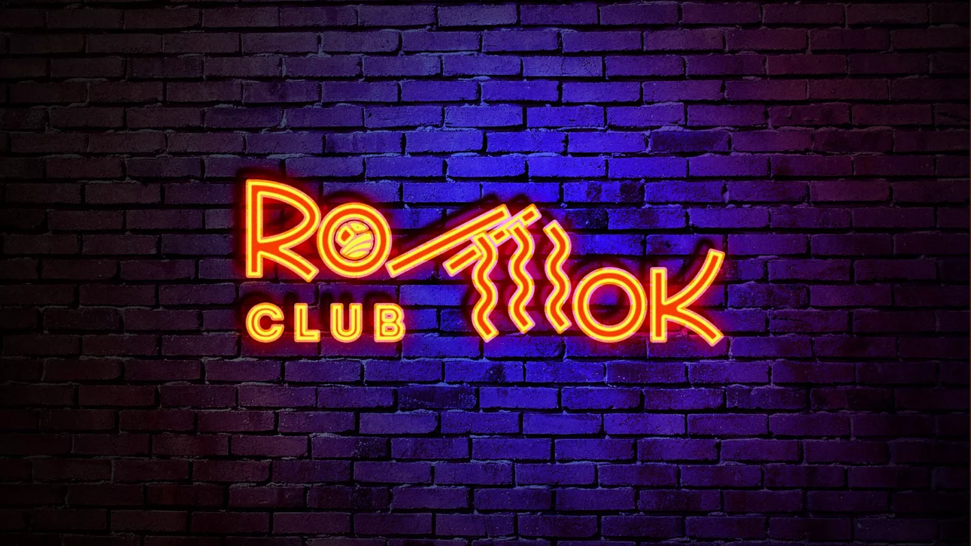 Разработка интерьерной вывески суши-бара «Roll Wok Club» в Хасавюрте